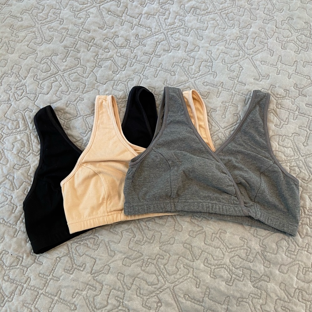 3 pack Cakye maternity/nursing sleep bras
